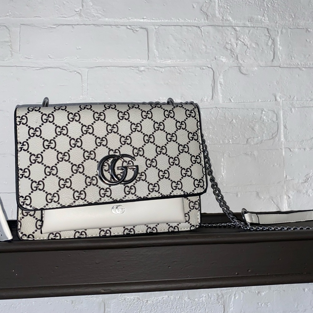 Gucci White Purse